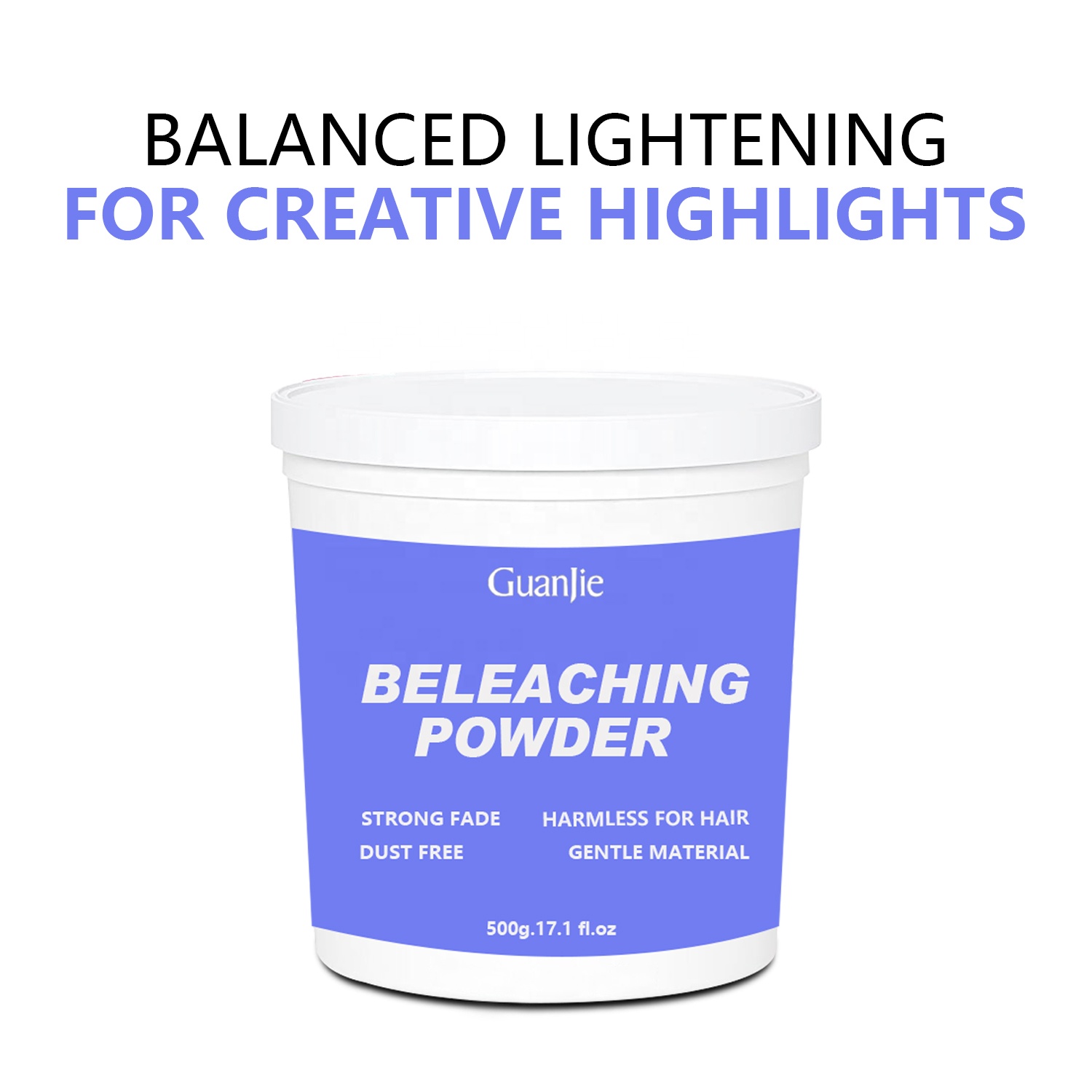 Low Ammonia Organic Bleach Cream For Vibrant Hair Color Change Private Label Formula