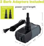 Hygger Submersible Water Pump For Aquarium Fish Tank