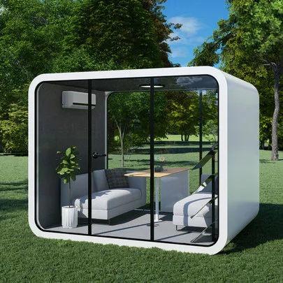Outdoor Temporary Prefab Modern Tiny House Fire Insulation Environmental