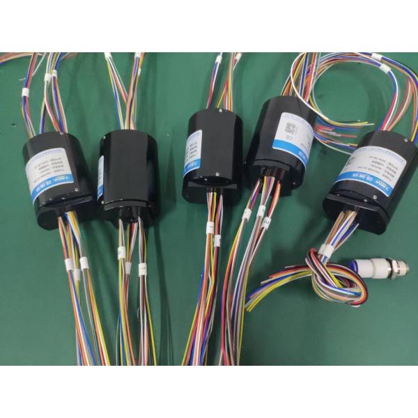 0.1~100A 1500rpm Rotary Slip Rings Small Electrical Slip Ring Anti Interference