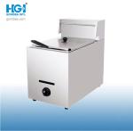 Countertop Stainless Steel Gas Deep Fryer 6L With Fryer Basket