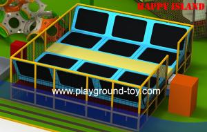 Wholesale PE Cloth Trampolines For Kids With Galvanized Steel Frame RKQ-5820A from china suppliers
