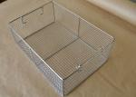45*25*7cm Stainless Steel Sterilizing Basket Disinfection Baskets For Scalpel