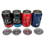 Energy Drinks 330ml Sleek Can Recyclable Aluminum Cans BPA Free