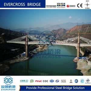 Wholesale Steel Concrete Cable Stayed Bridge Custom Prefabricated Steel Truss Bridge from china suppliers