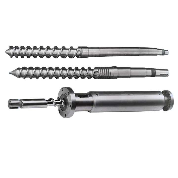 Customized OEM Rubber Screw Barrel For Hot / Cold Feed Extruder Machine