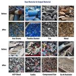 Tin Can Scrap Aluminum Metal Can Metal Shredder Machine
