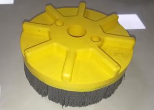 Wholesale Deburring Tufted Nylon Abrasive Disc Brush 150MM Outer Diameter X 25.4MM Inner Hole from china suppliers