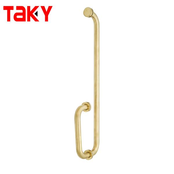 SS 304 Stainless Steel Single Glass Door Pull Handle for Steel Interior Sliding