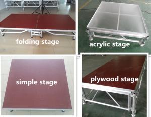 Wholesale Aluminum Alloy Portable Stage For Sale from china suppliers