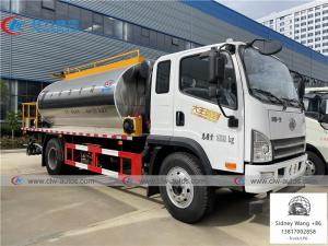 China FAW 4x2 Left Hand Driving 10000 Liters Asphalt Distributor Truck on sale