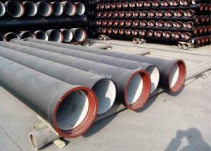Wholesale High Strength Ductile Iron Cement Lined Pipe ISO2531 BSEN545 BSEN598 SGS from china suppliers