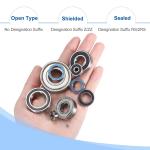 Single Row 6304ZZ Bearing ABEC 3 Motorcycle Engine Bearing P6