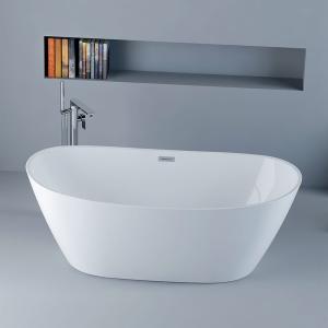 Wholesale Shining white Soaking Free Standing Bathtub With CE CUPC Certifications from china suppliers