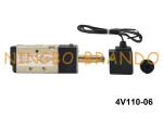1/8" NPT 4V110-06 AIRTAC Type Pneumatic Solenoid Air Valve 2 Position 5 Way