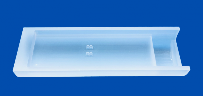Semicircle Machining Quartz Glass Parts 0