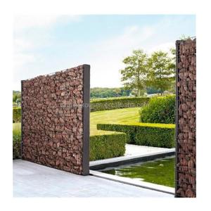 Wholesale Artistic Hot Galvanized Galfan Coated 4mm Wire Gabion Basket for Stone Retaining Wall from china suppliers