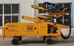 100rpm Freezing Borehole Soil Drill Rig In Yellow