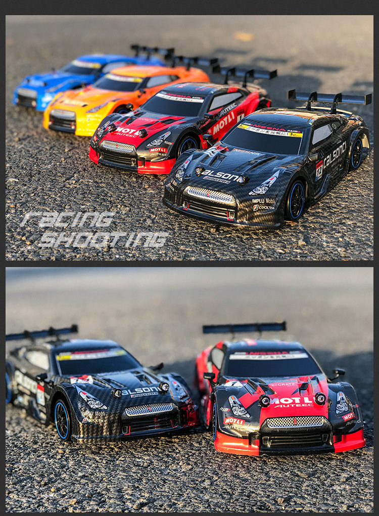 Speed Racing 2.4G Race Car Model Children's Boy Toy GTR with Plastic Body and USB Cable