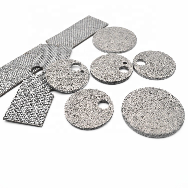 Excellent permeability , Hastelloy FeCrAl Nickel Liquid Filtration Sintered Fiber Felt