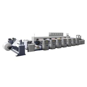 China 380V 3PH 50Hz High Speed Flexographic Printing Machine For Roller Packing Paper Small Space on sale