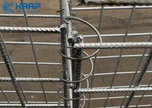Wholesale Long Service Life Retaining Wall Mesh Cages , Welded Gabion Box Beauty Appearance from china suppliers