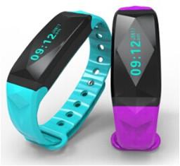 Bracelet, 0.88 inch LCD display, Pedometer, embedded Battery, Bluetooth low