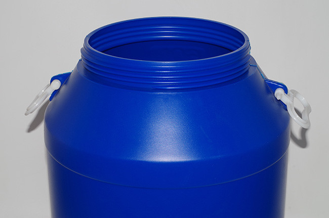 60L Round Blue HDPE Drums Sealed Water Storage Household Plastic Hdpe Water Drum