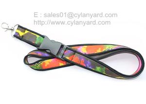 Wholesale SBR neoprene rubber lanyards wholesale, full colour print neoprene id ribbons, from china suppliers