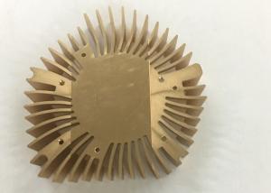 Wholesale Customzied Aluminum 6061 CNC Metal Stamping Anodizing Gold Laptop Cpu Cooler from china suppliers