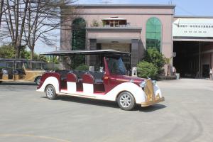 Wholesale Vintage Electric Passenger Vehicle 8 Seater 48V DC Motor , Max Speed 30km/h from china suppliers