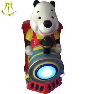 Wholesale Hansel coin operated kiddie ride on bear train children indoor games machine from china suppliers