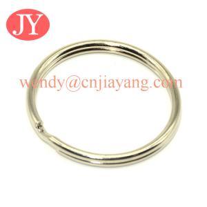 Wholesale jiayang nickle color high quality aperture key ring parts from china suppliers