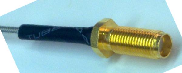 Competitive price and high quality Gold plated connector SMA jack cable assembly