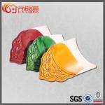 Kaolin Clay Handmade Plain Tiles Yellow Glazed Terracotta Chinese Temple Pagoda