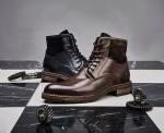 Normal Size Men'S Casual Shoes Winter Lace Up Warm Mens Leather Ankle Boots