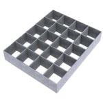 Heavy duty Steel grating on the plug, press locked grating