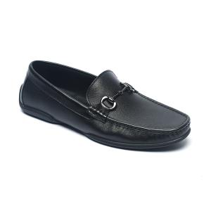 Wholesale BRUNO VIERO Black Breathable Mens Leather Moccasins from china suppliers