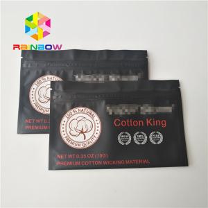 Wholesale Stand Up Zip Seal Bags For Facial Makeup Round Beauty Cotton Pads Fr-20181019-2 from china suppliers