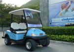 Blue Color Flexible 2 Seater Golf Cart Car With Curtis 275A Controller