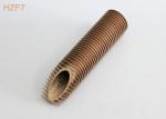 Flue Gas Condensers Integral Copper Finned Tube For Bending And Coiling Purposes