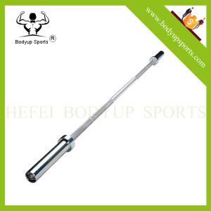 Wholesale wholesales 47&quot;Solid Steel Chrome OB Curl Bar for weight lifting from china suppliers