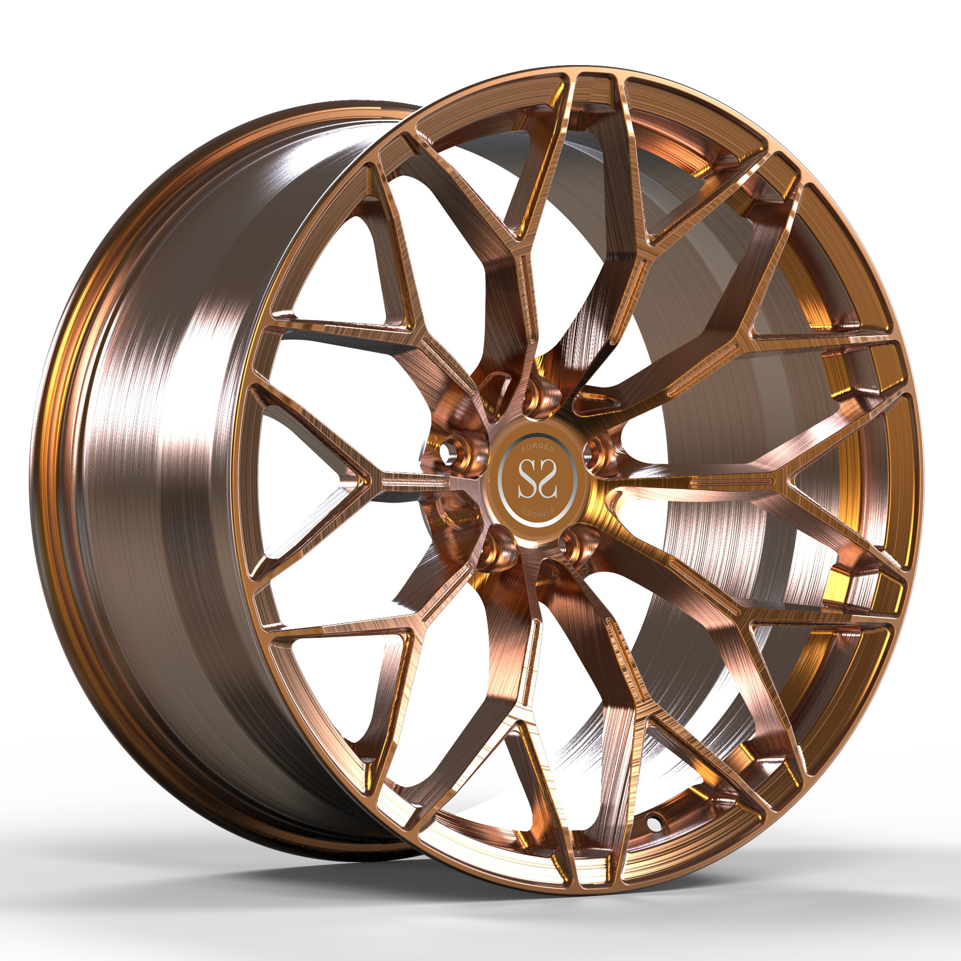 Concave 21 Inches Ferrari 488 110MM CB One Piece Forged Wheels 5x11403