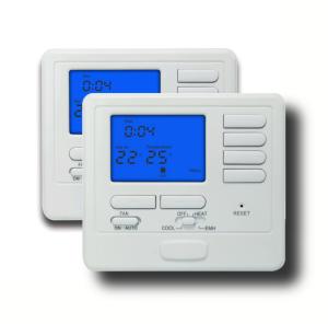 Wholesale Wall Mounted Heat Pump Wiring Thermostat / 24 V Multiple Stage Thermostat For Air Conditioners from china suppliers