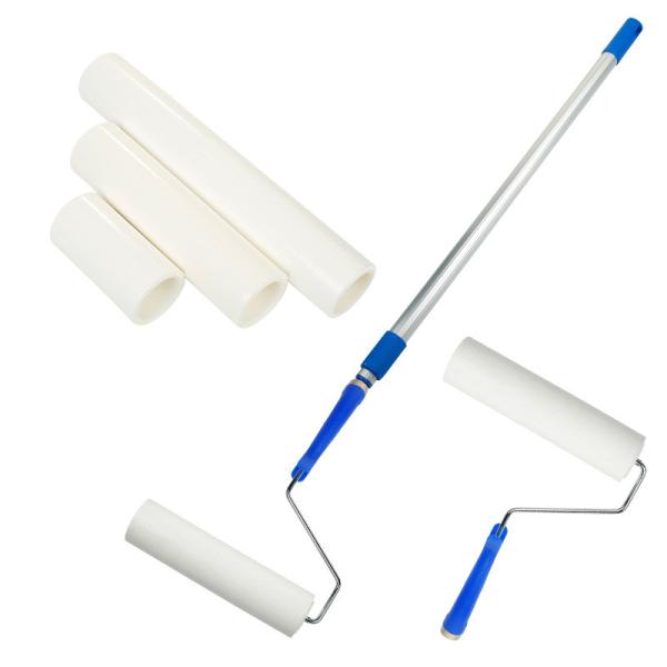Disposable White Cleanroom Sticky Roller Blue ESD Dust Removal High Tackiness PE