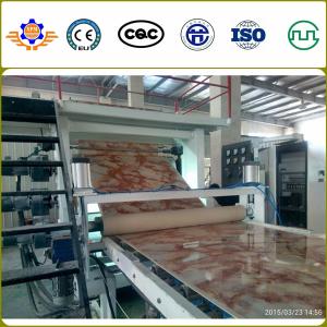 Wholesale PVC Marble Sheet Machine | 20 Year Professional Manufacturer | 1.22m Width | ABB Inverter | Schneider Electric from china suppliers