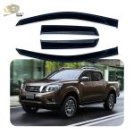 3m Tape Car Vent Shade Super Cab Window Visor For Nissan Navara 2015