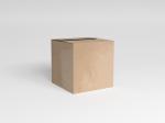 corrugated brown cardboard shipping box