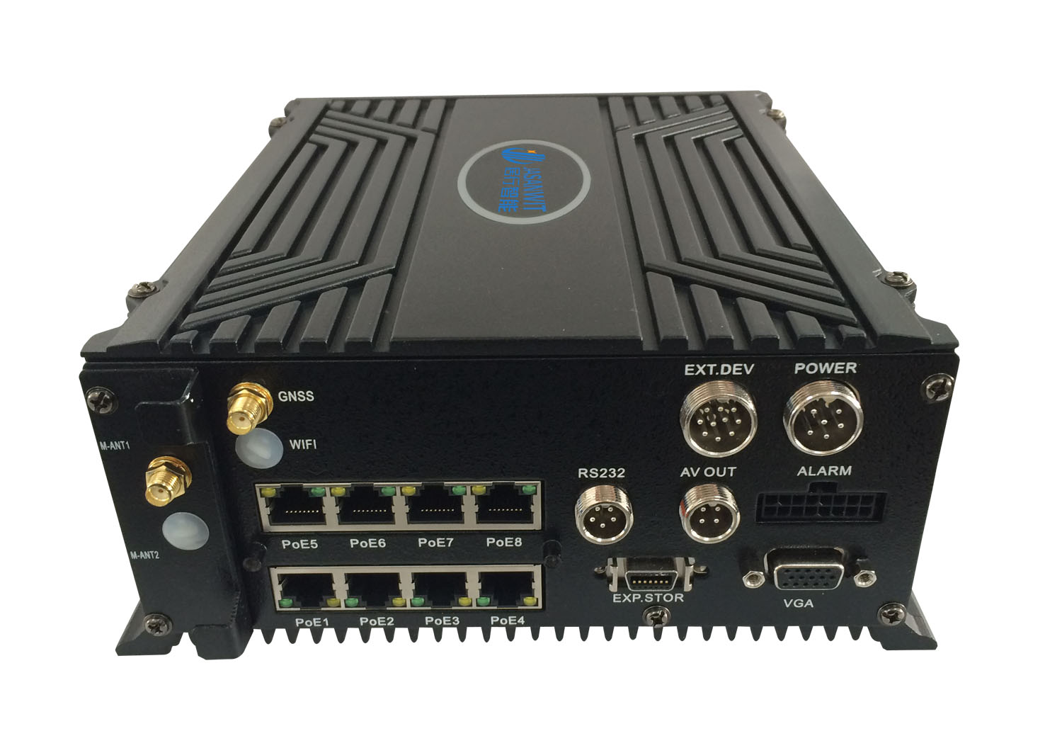 8CH 1080P Mobile DVR NVR with 4G GPS, WiFi suport 2T hard disk Network Backup Local Playback
