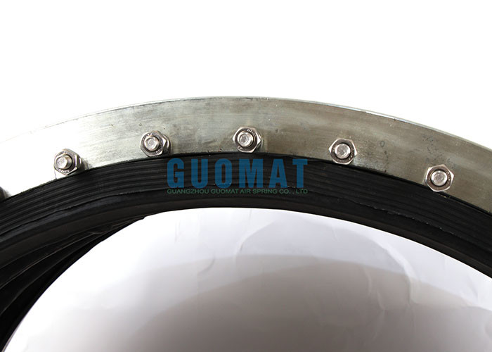 Triple Convoluted Industrial AirBag 384mm Flange Type Air Ride Suspension Spring